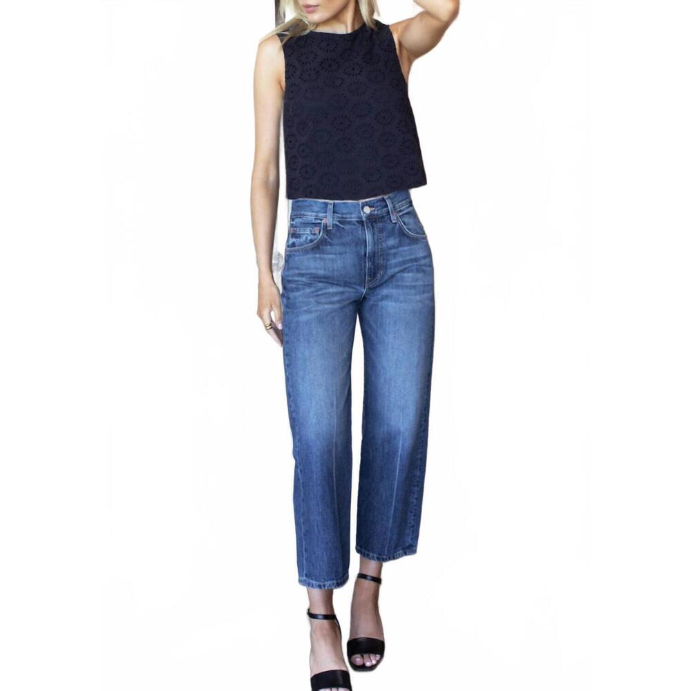 NEW EMERSON FRY twin doves heritage ankle jeans in echo wash